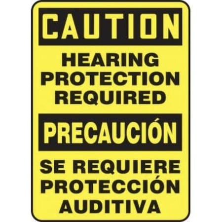 Accuform BILINGUAL SPANISH OSHA CAUTION SBMPPE427XT SBMPPE427XT